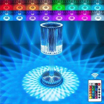 CGE-DEL-A07 Crystal Table Lamp with 16 Colors