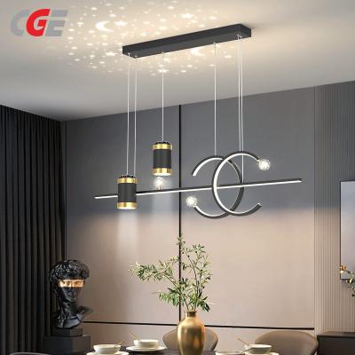 CGE-0682  Kitchen Island Lighting Linear Chandeliers Rectangle Pendant Light Fixtures for Dining Room 