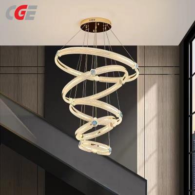 CGE-22100-5 Crystal Chandelier with Multi-Tier Design