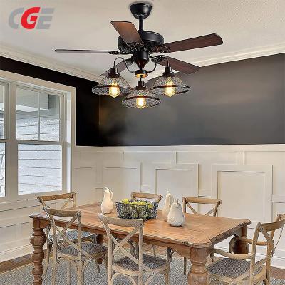 CGE-3010 Vintage-style ceiling fan with light