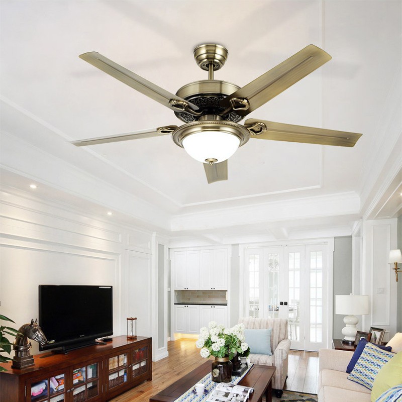 CGE-4811 Vintage-style fan with blade and light kit