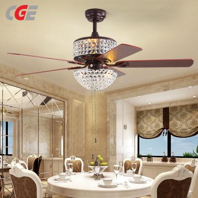 CGE-5225B Traditional blade fan light with remote