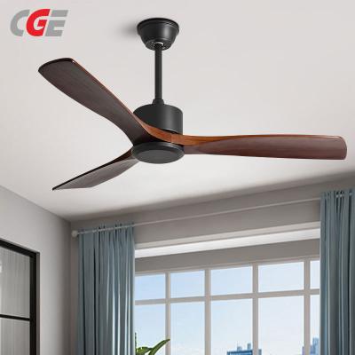 CGE-6912 Three Solid Wood Blades Electric Remote Control Ceiling Fans 