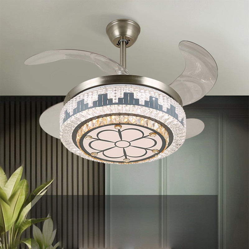 CGE-7184A Crystal Ceiling Fan Light