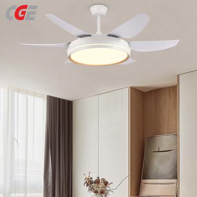 CGE-8069 Dc Remote Control 6 leaf Ceiling Fans With Led Lights