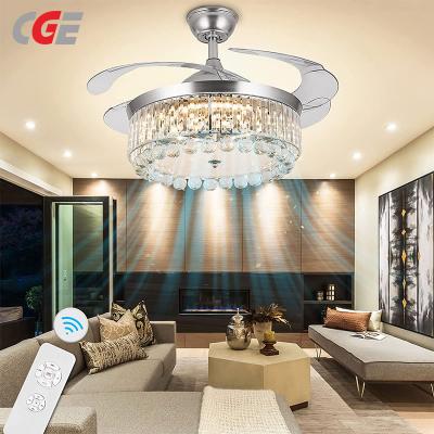 CGE-8083  Crystal Chandelier Fan Light