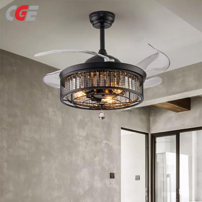 CGE-8369 Industrial Ceiling Fan Light Kit for Living Room Bedrooms Kitchen