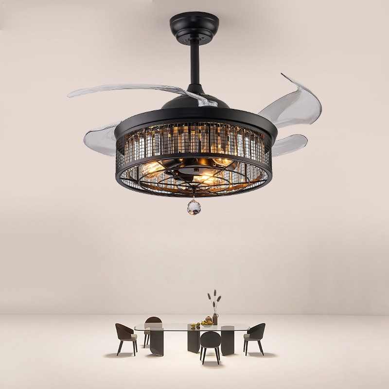 CGE-8369 Industrial Ceiling Fan Light Kit for Living Room Bedrooms Kitchen