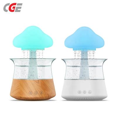 CGE-ADL-CH06 Rain Cloud Humidifier with 7 Colours LED Lights Snuggling Cloud Rain Humidifier Raincloud Diffuser Nano Essential Oil Diffuser and Humidifier