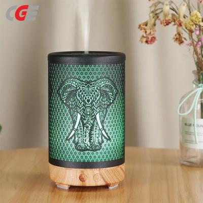 CGE-ADL-CY05 100ml Metal Iron Ultrasonic Electric Portable Home Aroma Diffuser