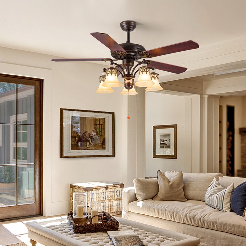 CGE-C124 Ceiling fan with light and remote