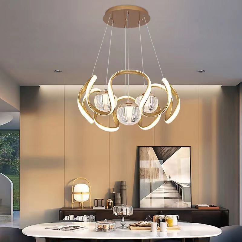 CGE-CY002  LED Crystal Pendant Light Creative Chandelier for  Living Room Hotel Bedroom Cafe Bar 