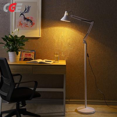 CGE-DEL-891 Floor lamp LED E27 retro American long arm folding wrought iron floor lamp modern minimalist floor lamp indoor with button switch