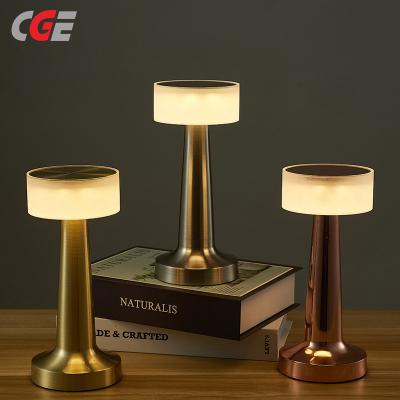 CGE-DEL-A03 Portable Metal LED Table Lamp Bedside Lamp