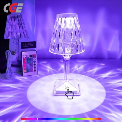 CGE-DEL-A09 LED Diamond Touch for Bedroom  Rechargeable Light