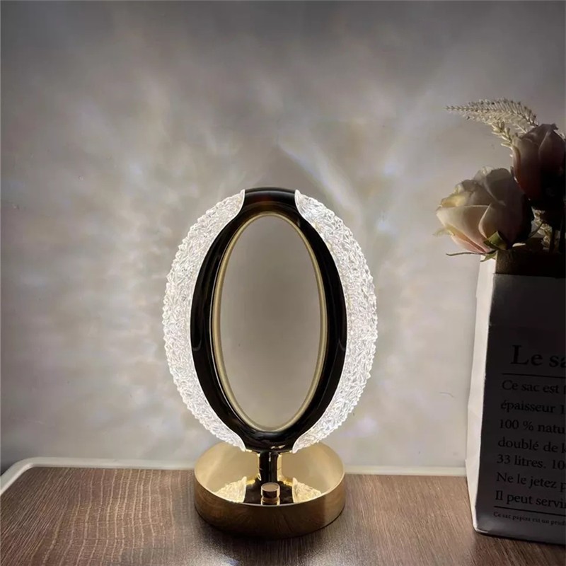 CGE-DEL-C22 Rechargeable Gold Cordless 3 Color Dimmable Adjustable Brightness Desk Lamp 