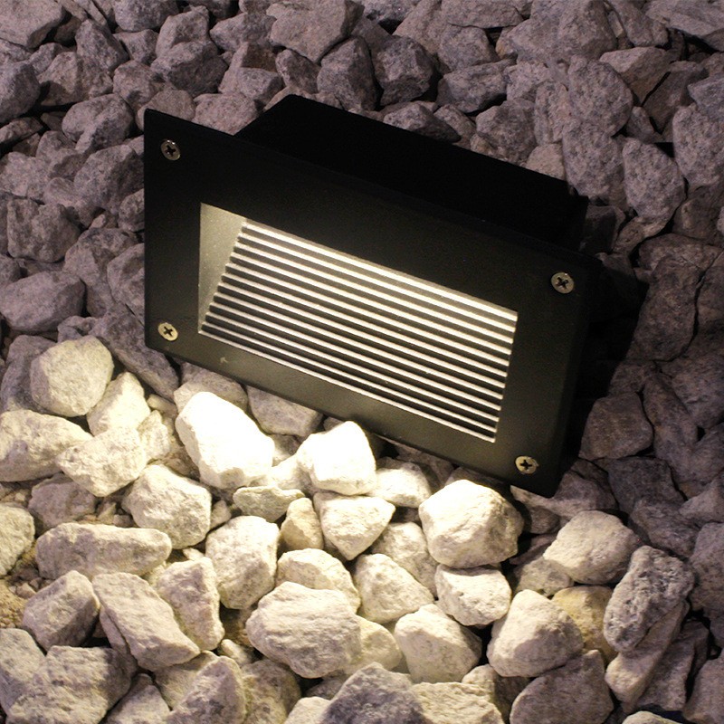 CGE-DJ060W-C06 3W 6W Led Corner Lamp Recessed Step Stair Light Waterproof Pathway Underground Light
