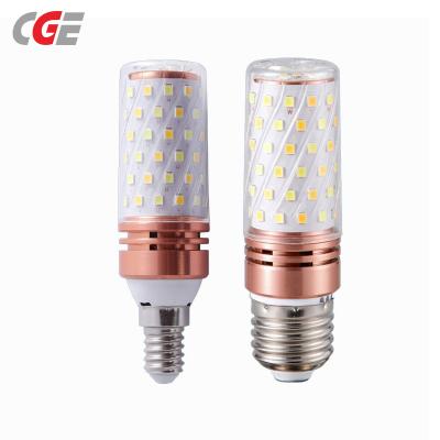 CGE-LLS-004 LED Aluminum double color 3 color LED corn light bulb
