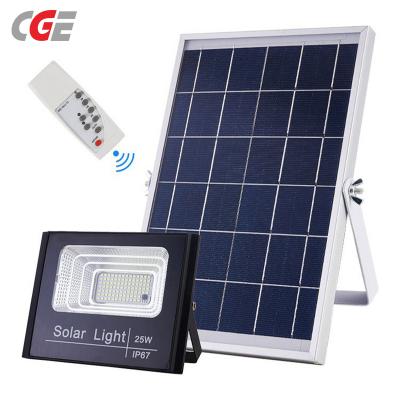 CGE-RVC034 Solar Powered Lights Outdoor Bright White Light IP67 Waterproof  Adjustable Solar Security Flood Lights for Barn Garden Garage Pathway Yard Patio Lawn Balcony