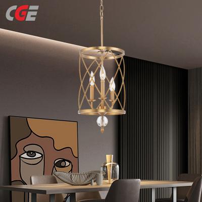 CGE-TL021-3 Farmhouse Industrial Lantern Pendant Light for Hallway Foyer