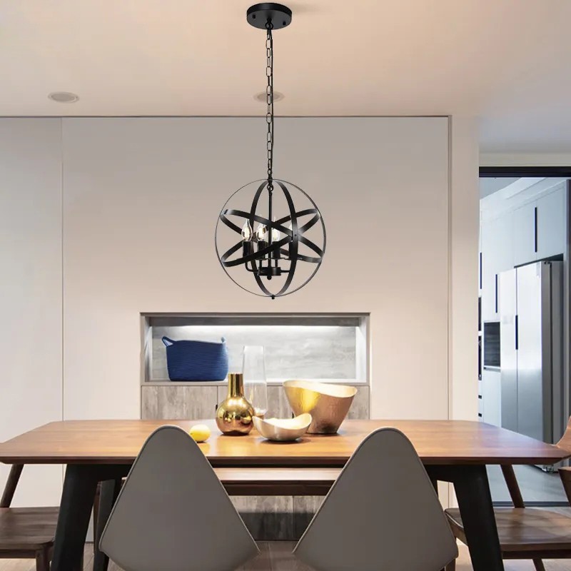 CGE-TL023-4  Adjustable Orbits Ring Pendant Lights for Dining Rooms