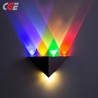 CGE-WL-018 RGB Wall Light Fixtures Modern Outdoor Porch Light