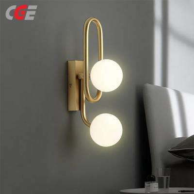 CGE-WL-1557 Modern Simplicity Wall Sconces Iron Lights Suitable for Bedroom Corridor Bar Cafe Bedside Lighting Fixture Sconce Exterior Light Fixture