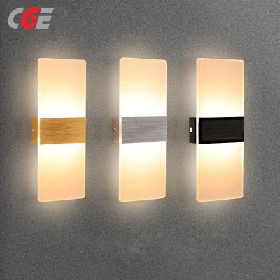 CGE-WL-S03 Wall Sconces Acrylic LED Wall Mounted Lamp Hardwired Wall Lamp Indoor for Hallway Living Room