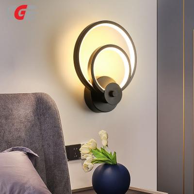CGE-WL-S04 Modern Round Indoor Wall Sconce for Bedroom Living Room 