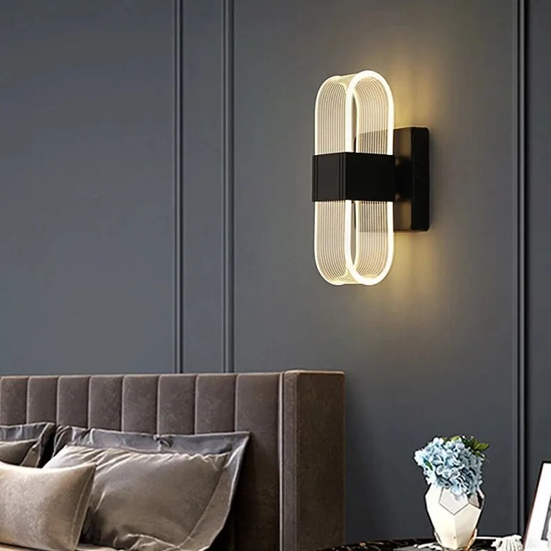 CGE-WL-S09 Modern Wall Lamp with toggle switch 3000-4000-6000K for Corridor Stairs Balcony Hotel 